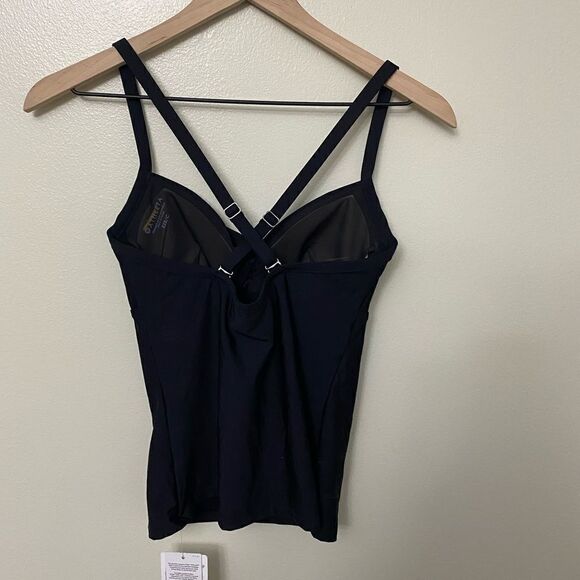 Athleta Twist Up Tankini Swim Top 32D/DD Tall - Picture 6 of 8